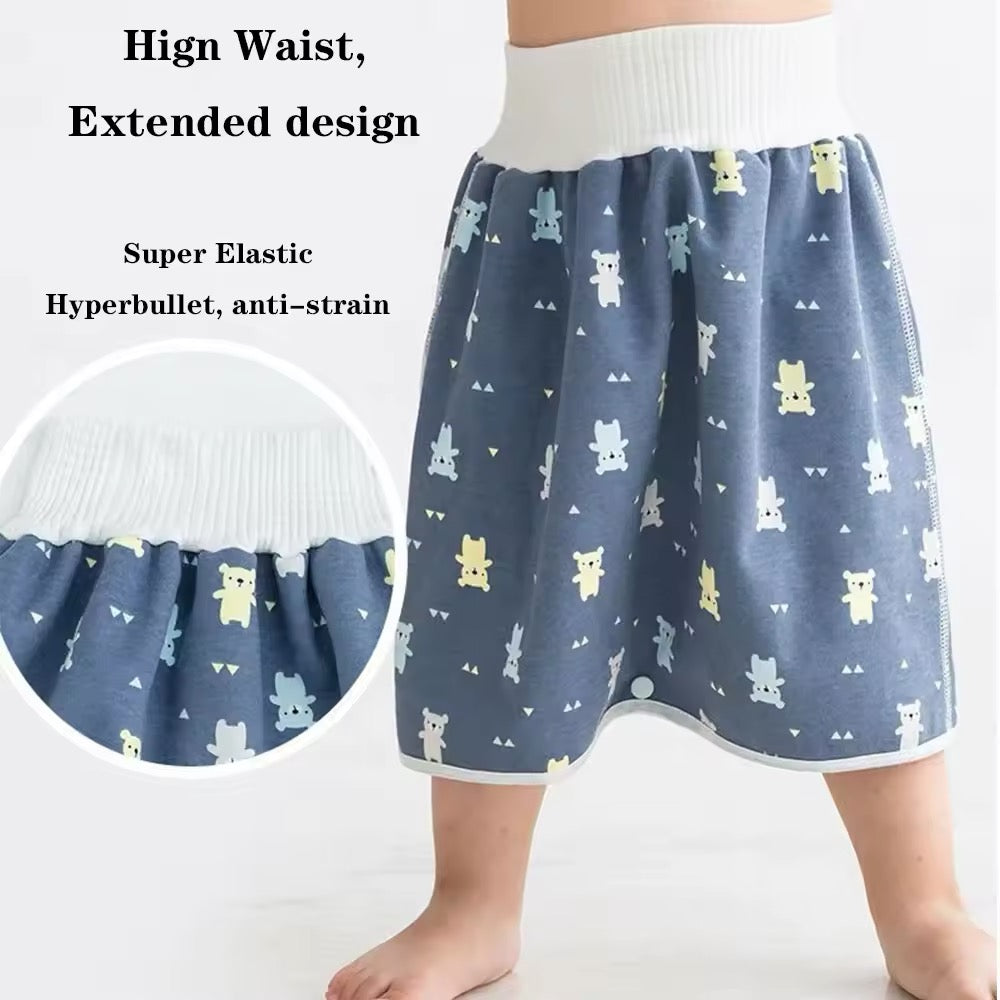 Baby Waterproof Leakproof Diaper Skirt Trousers Potty Training & Sleeping Essential